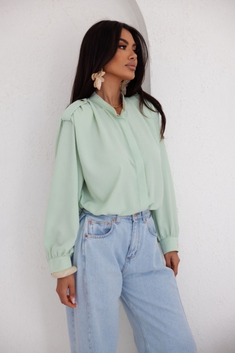 Koszula CELINE Powder Mint