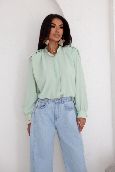 Koszula CELINE Powder Mint